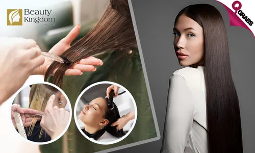 Keratin Botox Hair Straightening Treatment + Hair Trim!